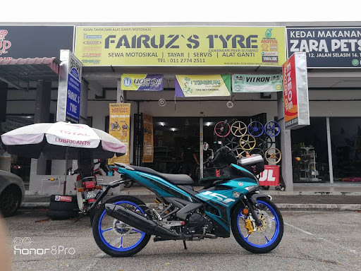 FAIRUZ'S TYRE @ TANAH TAMPOI. GUDANG TAYAR MOTOSIKAL JB (BENGKEL MOTOSIKAL)