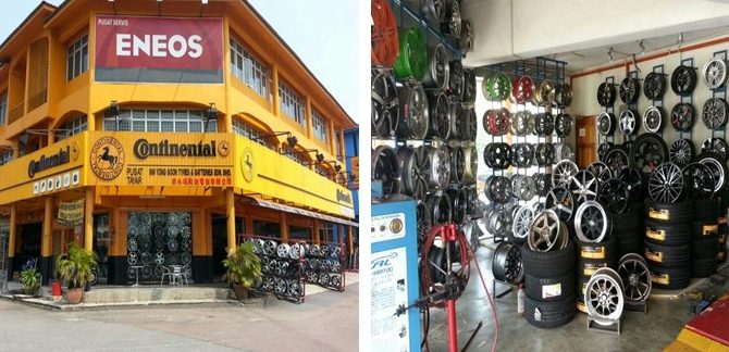 kedai tayar motor terbaik di daerah segamat