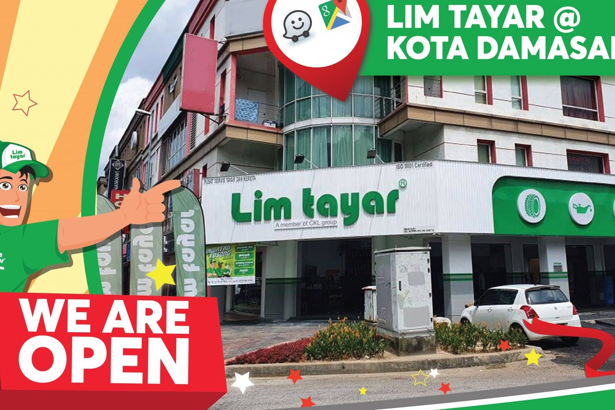 pusat tayar bateri cemerlang